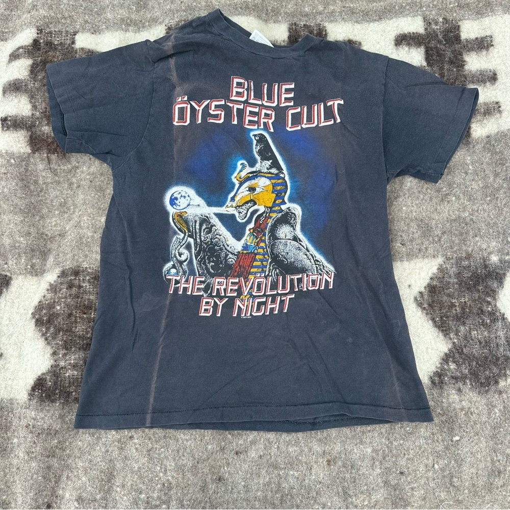 Vintage 1983 Blue Oyster Cult Revolution By Night double sided  T-shirt